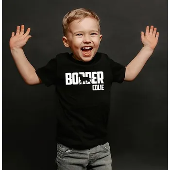 Dámské tričko STRIKER Chlapecké tričko border colie Dětská velikost: 6 let