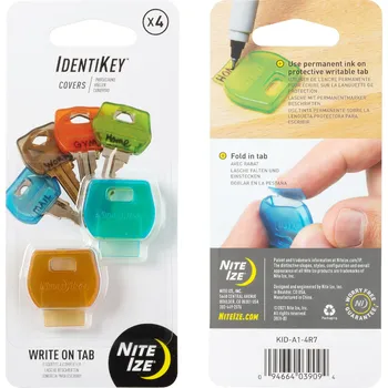 Flexibilní barevné obaly na klíče Nite Ize IdentiKey™ Covers Velikost: Covers Only- 4 Pack