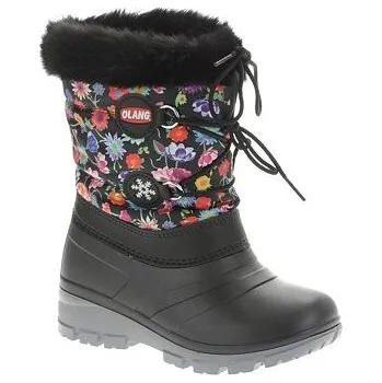 Dívčí sněhule Olang Patty mix 20 Multicolor dívčí sněhule kytičkové velikost 29-30