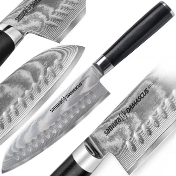 Kuchyňský nůž Samura Samura DAMASCUS Santoku 310mm