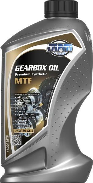 foto Převodový olej MPM Oil Gearbox Oil Premium Synthetic MTF 75W-80 GL-5 1 l