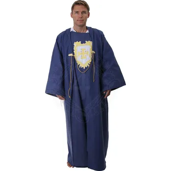 Karnevalový kostým Lencera Křižácký plášť modrý