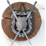 Haller Dekorativní nástěnný štít s meči a kyrysem