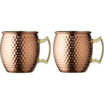 Hrnek Moscow Mule 40cl, 2 ks - LYNGBY GLAS (Moscow Mule hrnek 400 ml, 2 ks - LYNGBY GLAS)