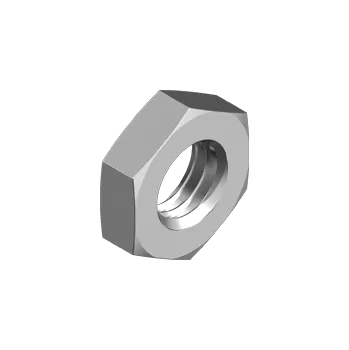 Matice nerez_solar_martim DIN 439 B matice 6hr. nízká typ B nerez A2 Varianta: Matice 6hr. nízká typ B DIN 439 - A2 - M12