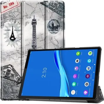 Pouzdro na tablet VSECHNONAMOBIL 20125 ART zaklapovací kryt Lenovo Tab M10 Plus (TB-X606F / TB-X606L / ZA5T0081CZ / ZA5V0206CZ) EIFFEL TOWER