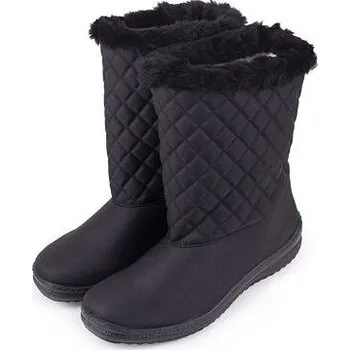 Dámská zimní obuv Vlnka Dámské prošívané sněhule černá velikost obuv dospělí 39