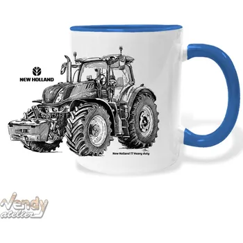 Hrnek - New Holland T7 Barva: Modrá