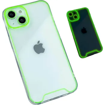 Pouzdro na mobilní telefon Svítící ochranný obal pro Apple iPhone 13 Pro Max - zelený