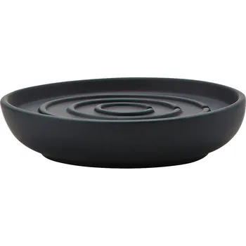 Mýdlenka Odkladač na mýdlo NOVA, černý - ZONE DENMARK (Tácek na mýdlo do koupelny Nova Black - ZONE DENMARK)