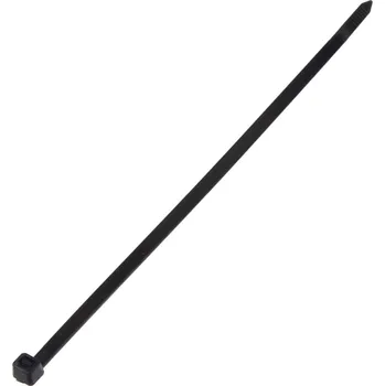 Stahovací páska Vázací pásek černý 4,8 x 200 mm, 100 ks