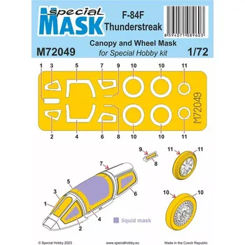 Plastikový model Special hobby 1/72 Mask for F-84F Thunderstreak (SP.HOBBY)