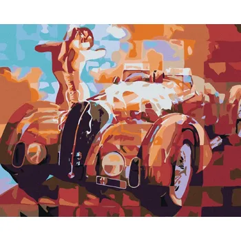 Hračka Diamondi Diamantové malování - VETERÁN Rozměr: 40x50 cm, Rámování: bez rámu a bez vypnutí plátna