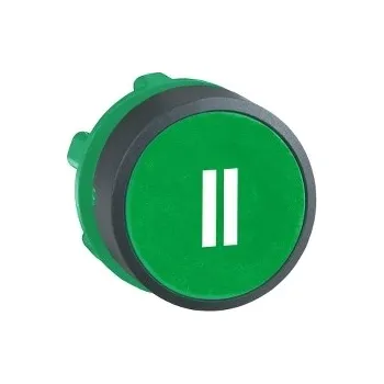 vypínač a zásuvka SCHN ZB5AA336 Ovládací hlavice stiskací se symbolem, lícující - zelená