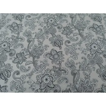 BYTEMA Dekorační látka MASALA šedá šíře 140 cm