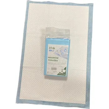 Inkontinenční podložka Absorbční podložka 60x90cm vel. L jednorázová 15ks