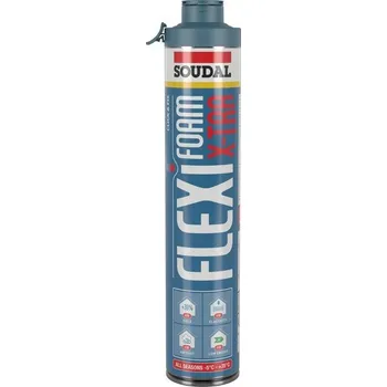 Montážní pěna SOUDAL Pistolová montážní pěna FLEXIFOAM X-TRA CLICK&FIX 750ml