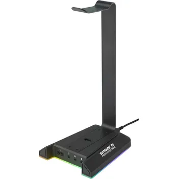 Sluchátka SpeaKa Professional SP-HPS-320 stojan na sluchátka Vhodné pro (sluchátka):sluchátka on-ear, sluchátka over-ear černá