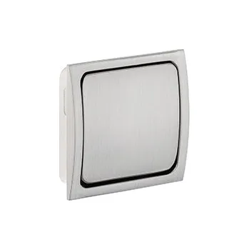 Nábytkové kování TULIP úchytka Utara nikl broušený + šroubky (TULIP úchytka Utara nikl broušený + šroubky)