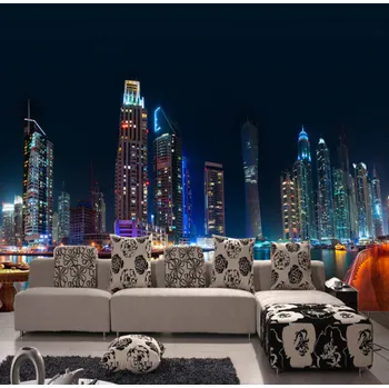 Fototapeta Solution Media 3D tapeta - Noční velkoměsto MU1060 3 - 3D Relief - Vliesová tapeta - 320g/m2