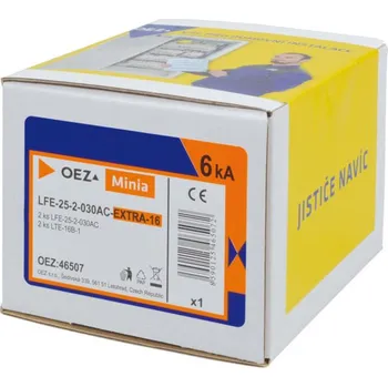 Proudový chránič Chránič dvoupolový OEZ:46507 LFE-25-2-030AC-EXTRA-16 Proudový chránič
