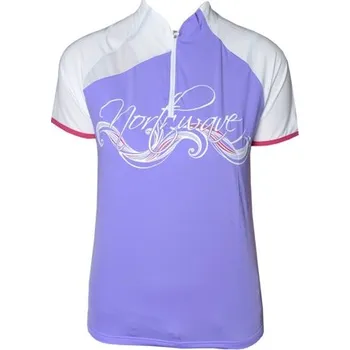 cyklistický dres Dres Northwave ADRENALINE lady lilac/white M