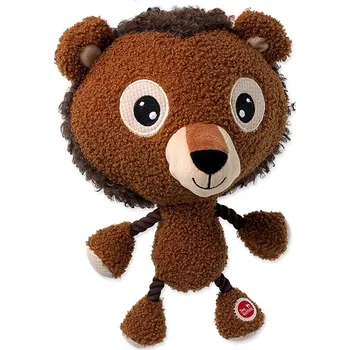 Hračka pro psa Hračka DOG FANTASY plyš - Big head lev pískací 30cm