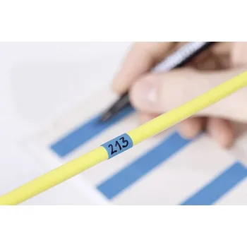 HellermannTyton 598-11402 HSMB-C2-1402-BU-1402-BU/CL samolepící etikety modrá 1 ks