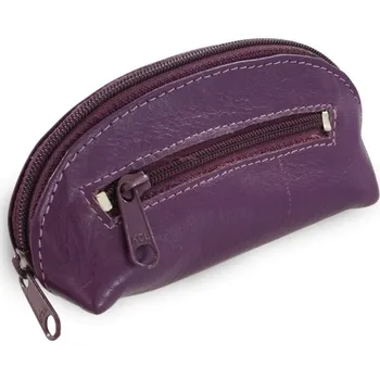 Peněženka Kožená klíčenka Arwel 0367 - fialová