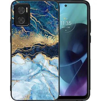 Pouzdro na tablet VSECHNONAMOBIL 61188 MY ART Ochranný obal Motorola Moto E22 / E22i BLUE MARBLE (141)