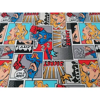 BYTEMA Dekorační látka KOMIKS 140 šíře 140