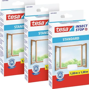 Elektrický lapač tesa STANDARD 55670-00500-00 síť proti hmyzu (š x v) 1000 mm x 1000 mm bílá 3 ks