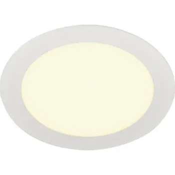 BIG WHITE SENSER 18 Indoor, stropní vestavné LED svítidlo kruhové, bílé, 3000K 1003009