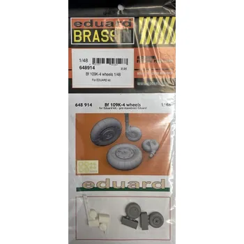 Plastikový model BRASSIN 1/48 Bf 109K-4 wheels (EDU)