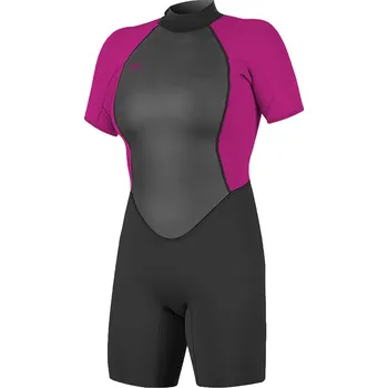 Wakeboard Neopren O'Neill Wms Reactor II Back Zip 2 mm S/S Spring black/berry 12 2025 - Odesíláme do 24 hodin