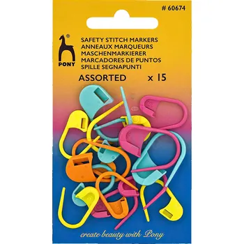 Značkovač PONY označovač, plast, sada 15ks (5ks větší, 10 ks menší)