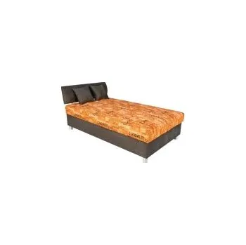 Postel BLANAŘ Čalouněná postel Tesla 120x200 oranžová