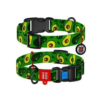 Obojek pro psa Obojek nylon Avokádo QR (20-30cm/1,0cm)