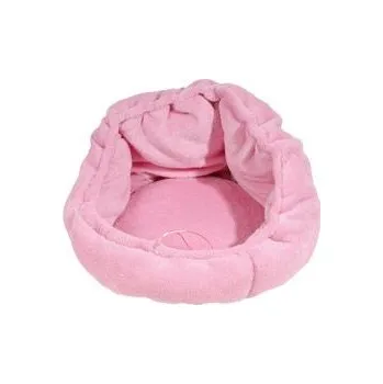 Pelíšek pro psa Pelech ADRIANA plyš hnízdečko 40cm Růžová A17