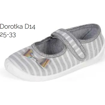 Chlapecké bačkory RAWEKS Dětská domácí obuv Dorotka D14 bílá 25