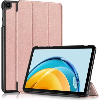 Pouzdro na tablet VSECHNONAMOBIL 57749 LEATHER Zaklápěcí obal pro Huawei Matepad SE růžovozlatý
