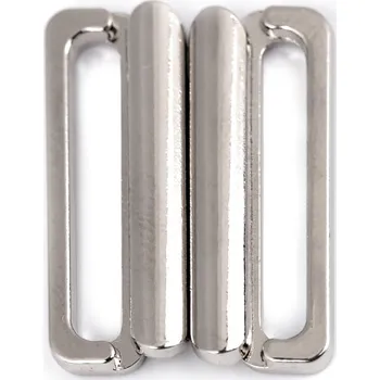 Plavkové zapínání šíře 20 mm kovové, malé, nikl