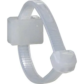 Stahovací páska Legrand 032037, Legrand 032037, stahovací pásky, 3.5 mm, 140 mm, přírodní, 100 ks