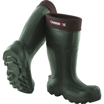 Pánské holínky Gumáky holínky Camminare Syberian Long zelené se zateplením, ultralehké velikost: 45