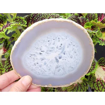 Přírodní kámen Achát přírodní plátek z Brazílie 158g