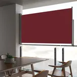 Petrashop Zatahovací boční markýza / zástěna na terasu 160x300 cm červená Červená48351