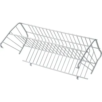 Botník VAUTH SAGEL Výklopný systém na boty dvouřadý / Stříbrný 600 mm