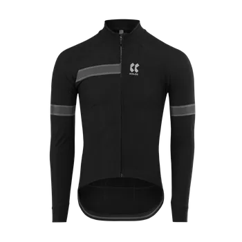 cyklistický dres Kalas Cyklistický SHARK Z | Dres dlouhý rukáv | černý Kalas velikost: 7 ( 3XL)