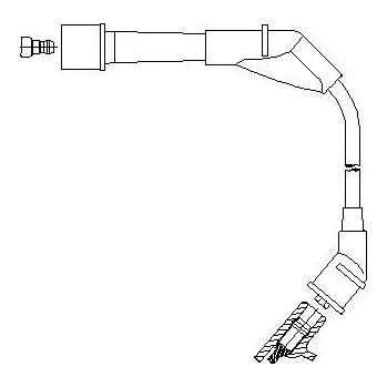 Zapalovací kabel zapalovací kabel, , BREMI, 713/36