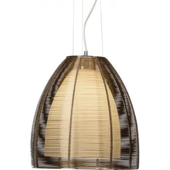 Brilliant 61171/53 Závěsný lustr RELAX BRONZ + sklo